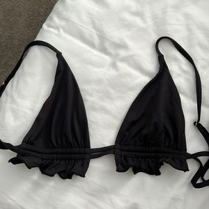 Black Toluca bikini top